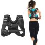 Adjustable 12 lb weighted vest with reflective tape, for men and women