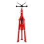 V-shaped height-adjustable folding pipe stand, 71-132 cm, portable