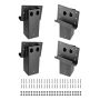 Outdoor steel deer hide brackets, for 3.6x3.6 platform, 1000 kg, 4 pcs.
