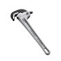 Pipe wrench 14 inches, aluminum, adjustable, ergonomic handle