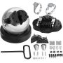 Engraving block 5 inches with ball clamps and 34-piece accessory