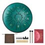 Reed steel drum 16.5 cm, D major, green
