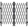 Double folding steel security gate 320x160.5 cm