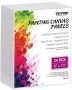 Canvas boards for painting, 8x10 inches, 24 pcs., white, for acrylic, oil, watercolor