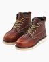 Steel toe work boots, men's, brown, waterproof, size UK 10.5