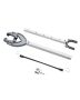 Adjustable 24-36 inch transom guard for outboard motors up to 100 hp