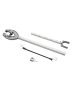 Transom guard for boats 32-44 inches, adjustable, corrosion resistant