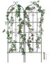 Stainless steel garden trellis for climbing plants 71x20 cm, 2 pcs.