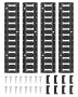 Set of E-type steel rails 2 feet, 4 pcs., for cargo securing