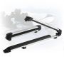 Car roof rack for skis and snowboards, 6 skis or 4 snowboards, aluminum, lockable