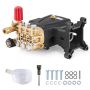 Pressure washer pump, 25.4 mm shaft, horizontal triple piston, 276 bar, 15 l/min, replacement kit