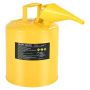Safe 19 L yellow diesel tank with stainless steel flame arrester