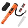Pinpointer metal detector, 50 mm detection depth, waterproof, with case and battery