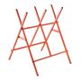 Folding sawhorse, 117.9 kg, height adjustable, for woodworking