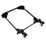 Adjustable mobile base, 12"x12"-36"x36", 650 lbs, with casters
