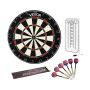 Professional dartboard with 6 darts, score counter and staples, 451 mm