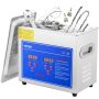 Professional ultrasonic cleaner 2.85 L with timer and heater, stainless steel