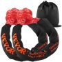 Soft synthetic lifting ropes, 2 pcs., 1.3x56 cm, 20 t breaking strength
