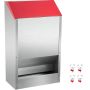 Galvanized metal chicken poultry feeder 22.6 kg