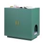 Wooden cat litter box enclosure, 80 cm, ventilated