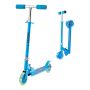 Children's scooter, 2 wheels, foldable, blue, height adjustable