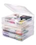 Multifunctional transparent plastic document tray, 4 boxes