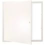 Silver Steel Drywall Door, 24x24 Inch, Removable