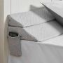 Mattress wedge headboard cushion, grey, 1524x245x152 mm, 25D foam