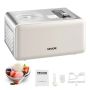 Automatic 2 L compressor ice cream maker for home