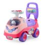 Ride-on toy-push car for children, pink, with music and signal, 19-36 months, storage box, 22 kg load capacity