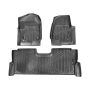 Car mats ford F250-F550 super duty 2017–2025, 3 pcs., black