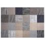 Reusable carpet tiles, 508x508 mm, 24 pcs., modular flooring carpet, multi-colored