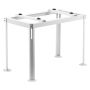 Mini adjustable anti-vibration ground stand for air conditioner, up to 200 kg