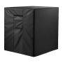 Air conditioner curtain, 660x660x812 mm, 3 layers, black, waterproof