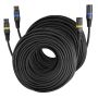XLR cable 30.48 m, 2 pcs., shielded, gold-plated plugs