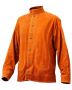 Fire and heat resistant welding jacket, cowhide, XXL