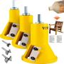 Nail cutting tool set, aluminum, 3 sizes, for home and professional use