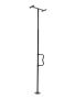 Bathroom Transfer Pole, Black, 7-10 Feet, Max 300 lbs