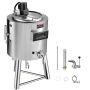 Milk pasteurizer 30L, 304 stainless steel, commercial