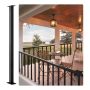 Cable Black SUS304 Stainless Steel Handrail Post 36"x1.5"x1.5"