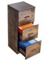 3-drawer filing cabinet with lock, vertical, for A4 / letter / legal size files