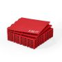 Dryland Hockey Mat, 12x12 in., 8-pack, red, 8 sq. ft.