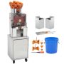 Commercial stainless steel orange juicer, 120 W, automatic