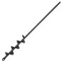 Auger planting bit 1.6x16.5 inch spiral, 3/8 inch hex
