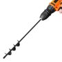 Auger drill for planting 40x420 mm, 3/8 inch hexagon