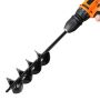 Spiral drill bit for planting, 80x410 mm, 3/8 inch hexagon