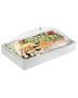 Food serving container, 1x1 stainless steel, for buffet, with lid and ice trays