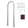 Aluminum pool railing 36x13 inches with base for indoor and outdoor pools