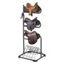 Freestanding saddle stand, 30x30x68.5 cm, 3 tiers, sturdy bracket