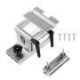 Adjustable sharpening tool rest for 6" or 8" bench grinders